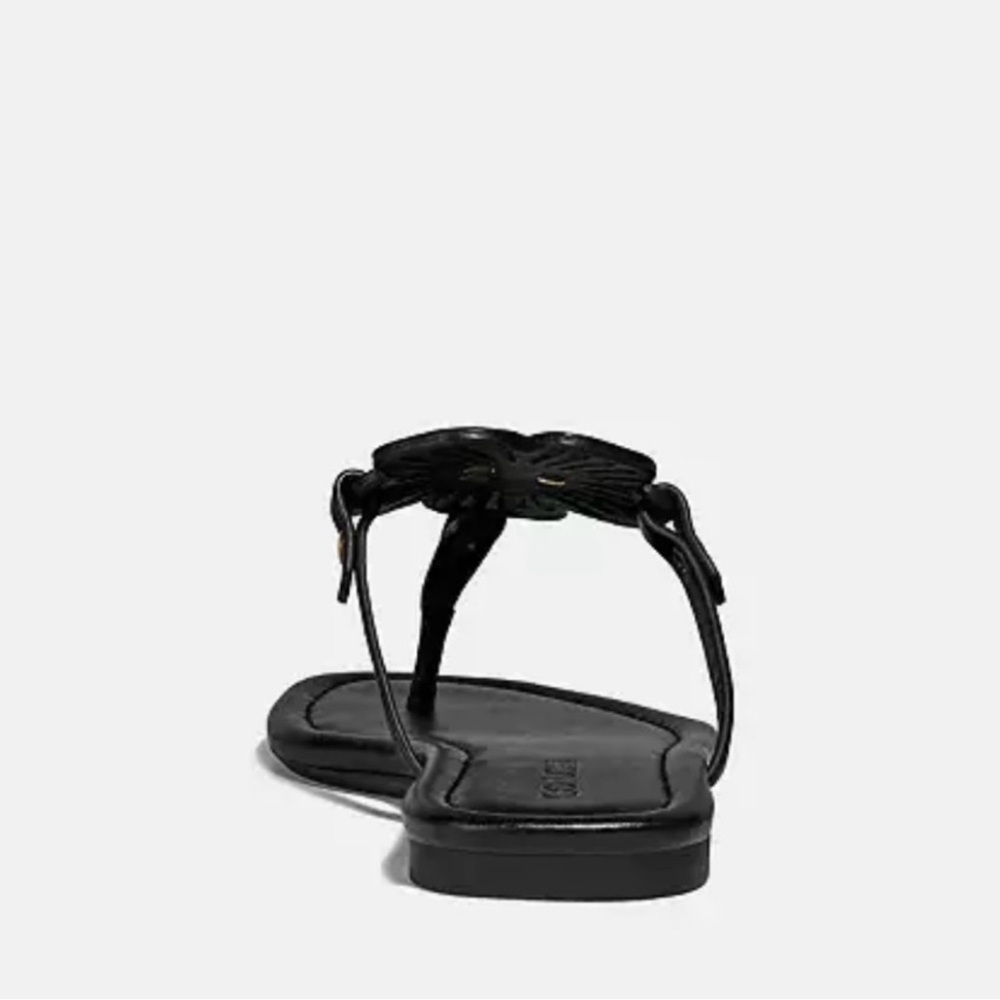Coach Black Sandals with Sleek Design - Picture 6 of 13